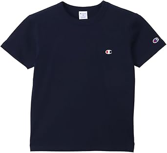 Amazon | [チャンピオン] 綿100% Tシャツ キッズ 半袖 丸首 綿